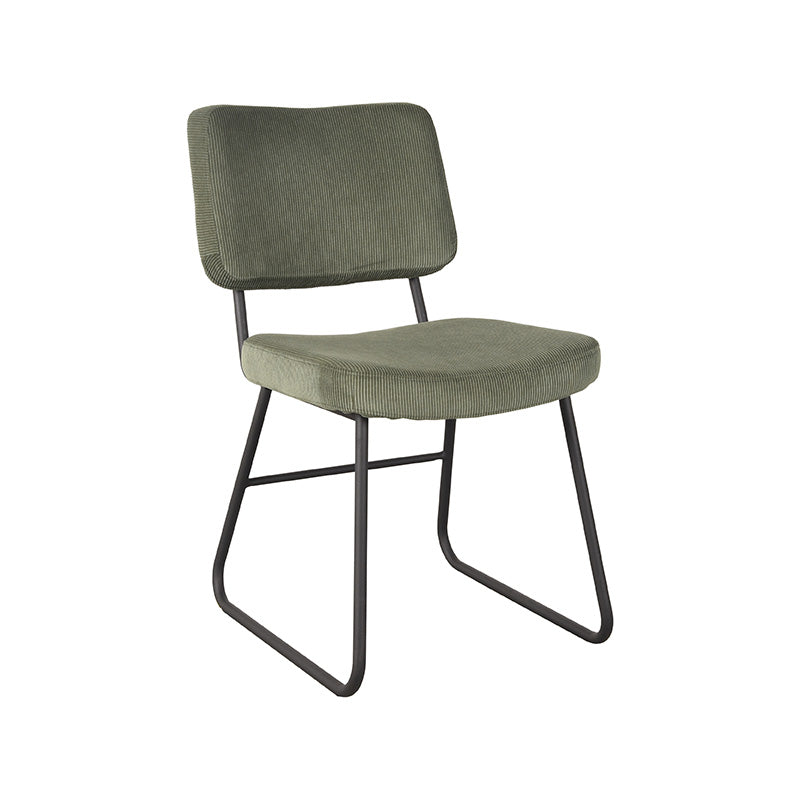 Eetkamerstoel Noah Forest Ribcord 47x61x85 cm-Eetkamerstoelen-LABEL51