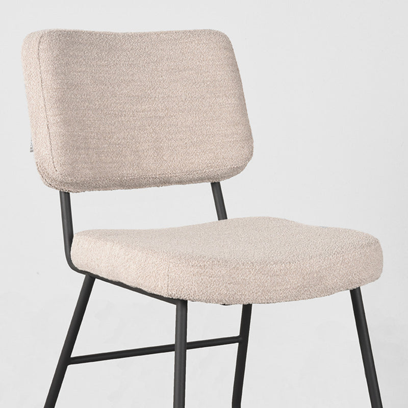 Eetkamerstoel Noah Naturel Boucle 47x61x85 cm-Eetkamerstoelen-LABEL51
