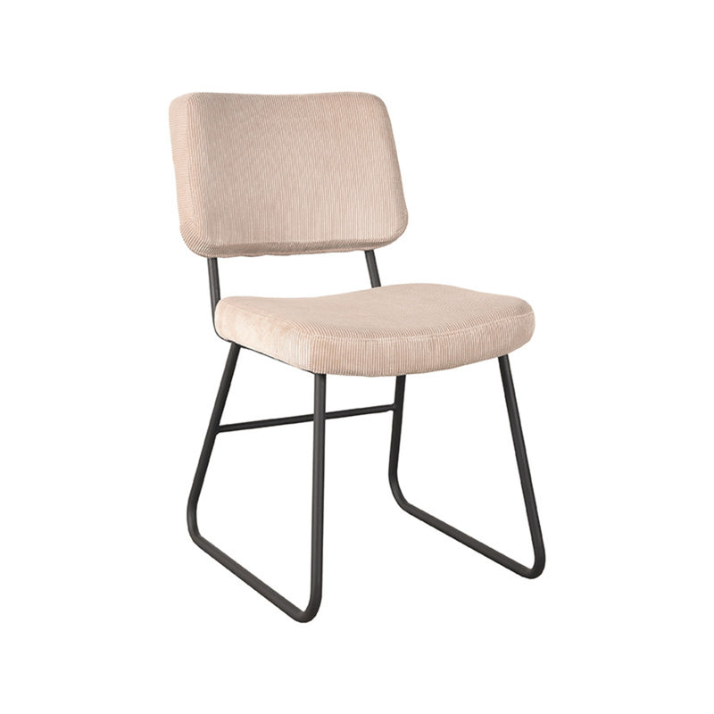 Eetkamerstoel Noah Naturel Ribcord 47x61x85 cm-Eetkamerstoelen-LABEL51