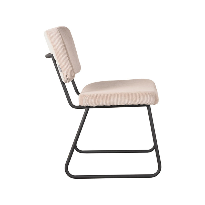 Eetkamerstoel Noah Naturel Ribcord 47x61x85 cm-Eetkamerstoelen-LABEL51