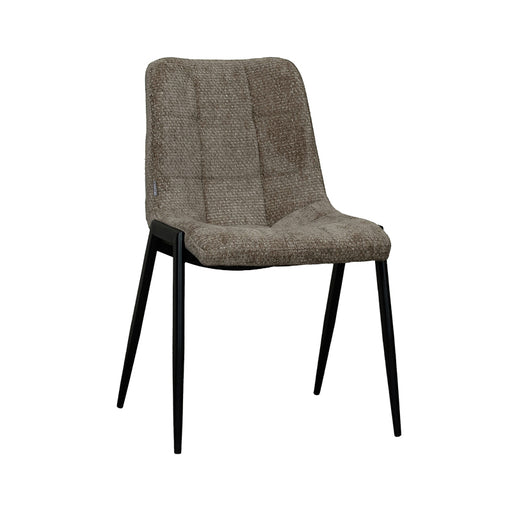 Eetkamerstoel Noor Hunter Elite Zwart Metalen Frame 51x41x84 cm-Eetkamerstoelen-LABEL51