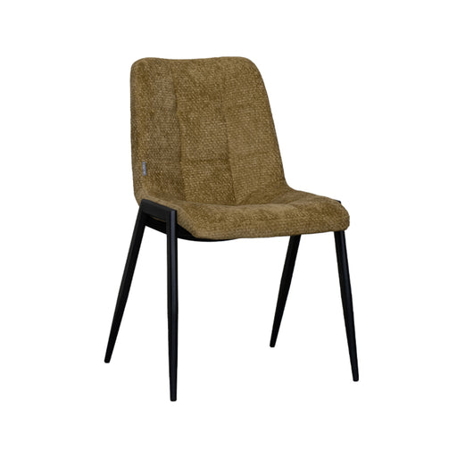 Eetkamerstoel Noor Mustard Elite 51x41x84 cm-Eetkamerstoelen-LABEL51