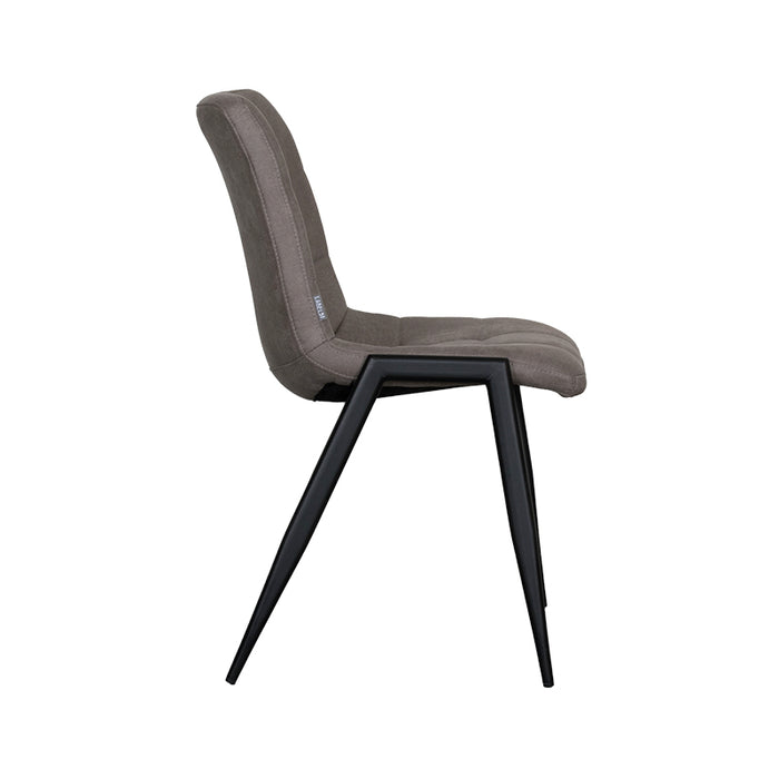 Eetkamerstoel Noor - Taupe - Micro Suede-Eetkamerstoelen-LABEL51