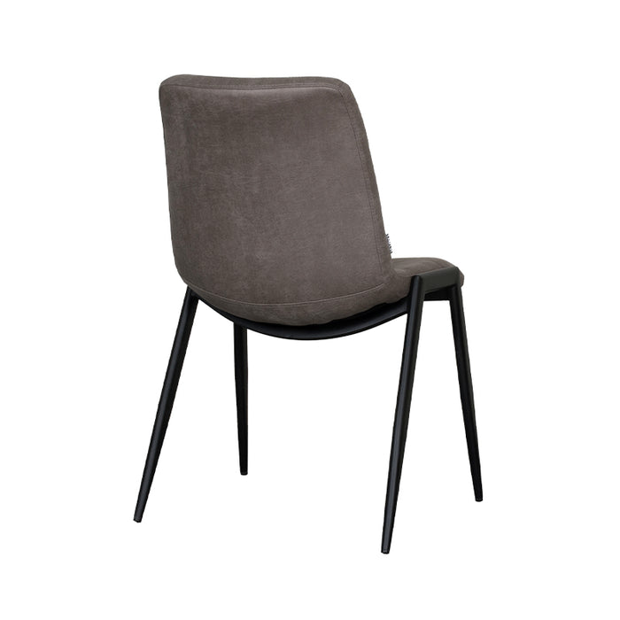 Eetkamerstoel Noor - Taupe - Micro Suede-Eetkamerstoelen-LABEL51