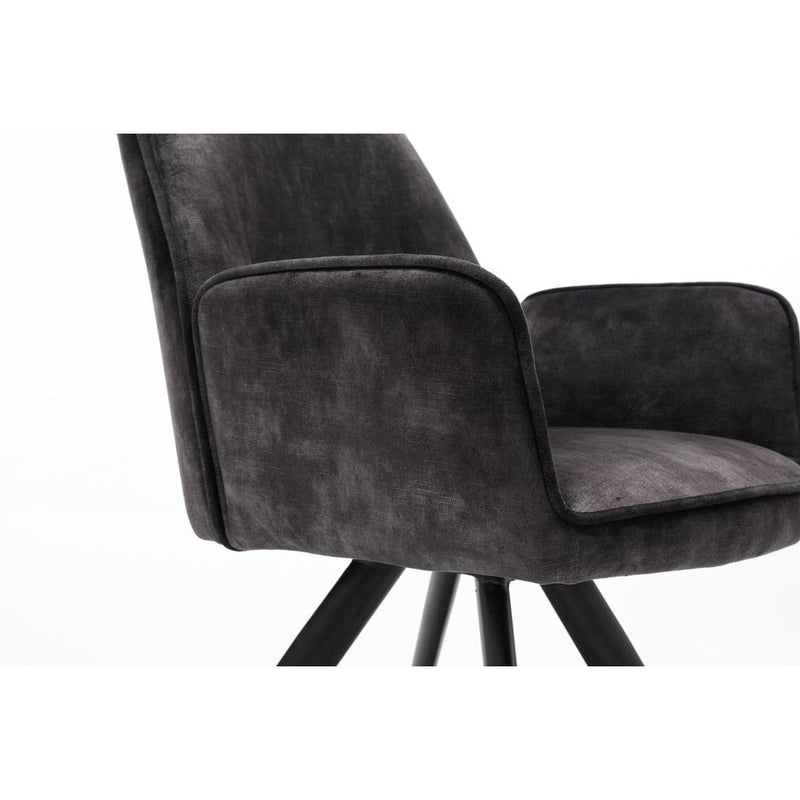 Eetkamerstoel Nova Antraciet 60x65x89 cm-Eetkamerstoelen-Starfurn