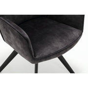 Eetkamerstoel Nova Antraciet 60x65x89 cm-Eetkamerstoelen-Starfurn