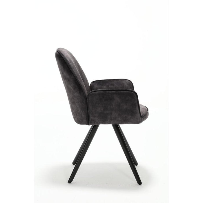 Eetkamerstoel Nova - Antraciet-Eetkamerstoelen-Starfurn