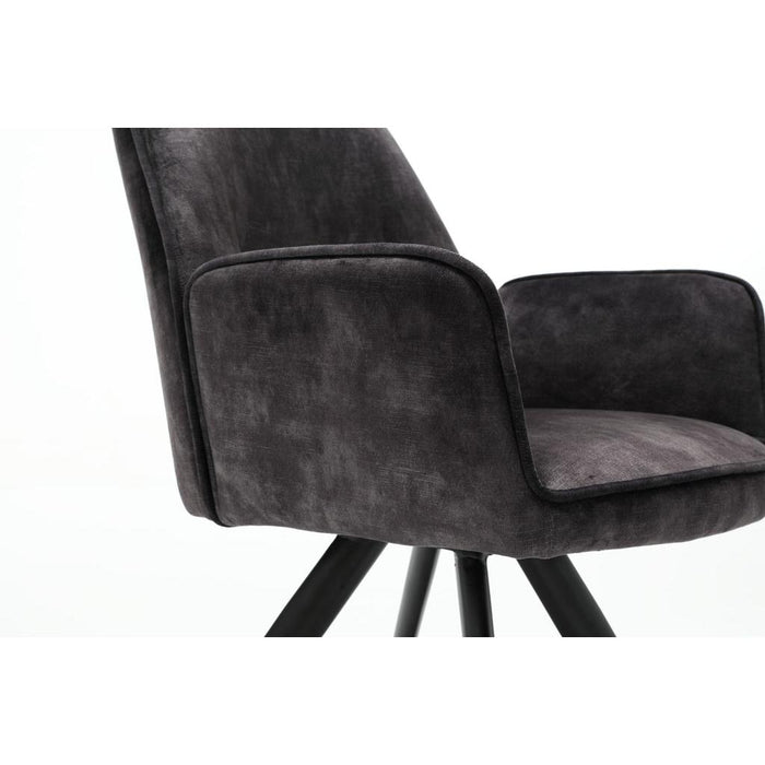 Eetkamerstoel Nova - Antraciet-Eetkamerstoelen-Starfurn