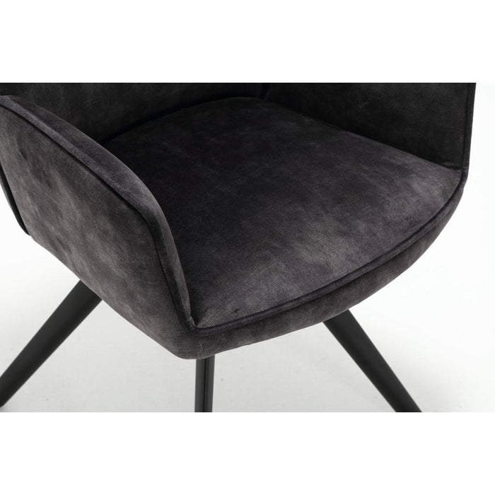 Eetkamerstoel Nova - Antraciet-Eetkamerstoelen-Starfurn