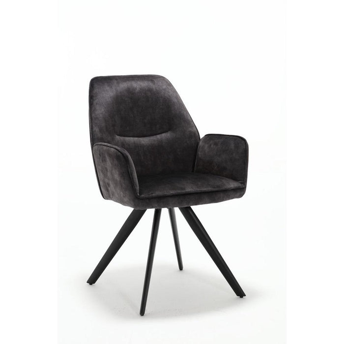 Eetkamerstoel Nova - Antraciet-Eetkamerstoelen-Starfurn