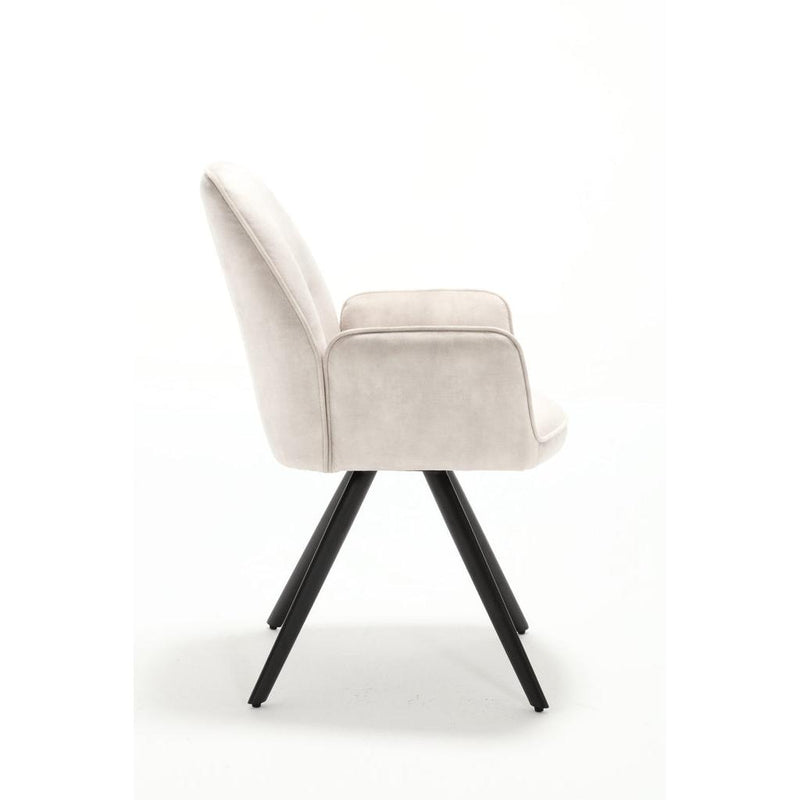 Eetkamerstoel Nova Champagne 60x65x89 cm-Eetkamerstoelen-Starfurn