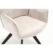 Eetkamerstoel Nova Champagne 60x65x89 cm-Eetkamerstoelen-Starfurn