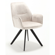 Eetkamerstoel Nova Champagne 60x65x89 cm-Eetkamerstoelen-Starfurn