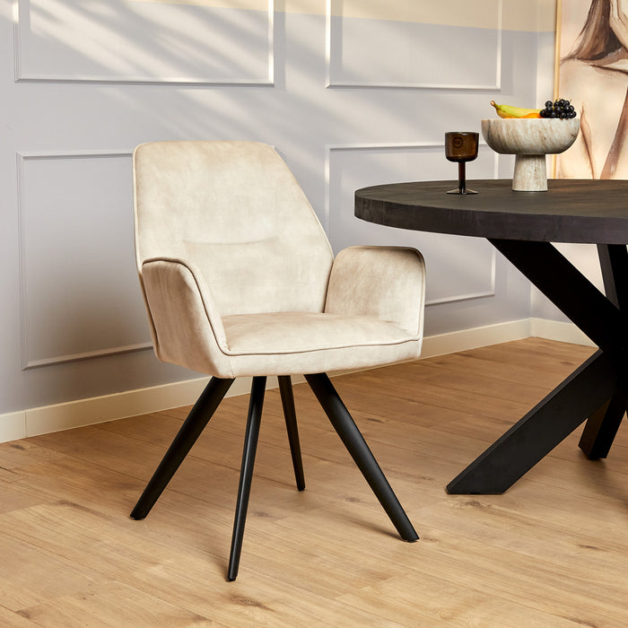 Eetkamerstoel Nova - Champagne-Eetkamerstoelen-Starfurn