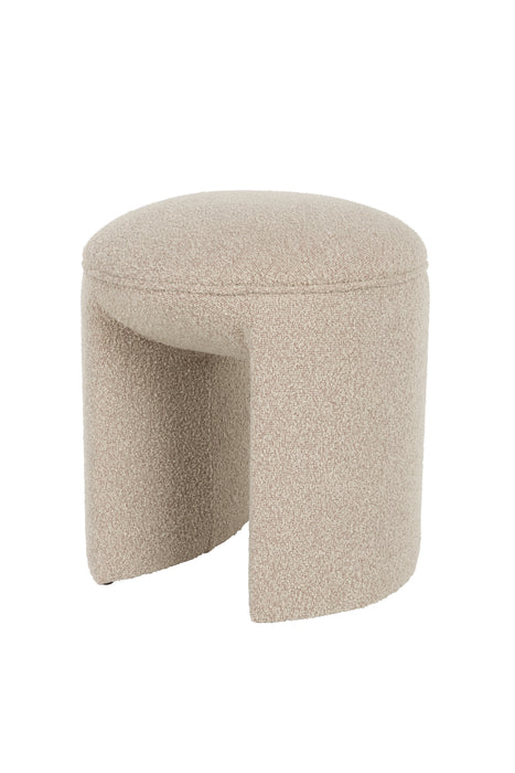Eetkamerstoel Noxx Polyester Beige Ø42x46 cm-Eetkamerstoelen-Creating Home