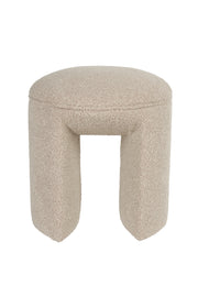 Eetkamerstoel Noxx Polyester Beige Ø42x46 cm-Krukken-Creating Home