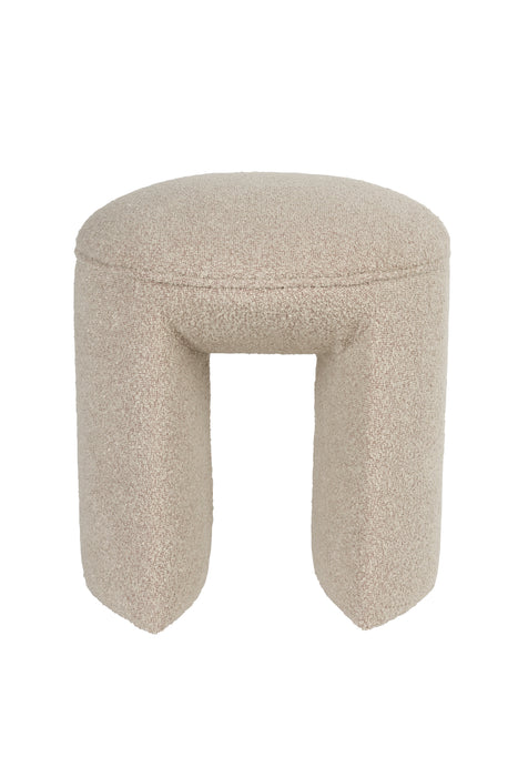 Eetkamerstoel Noxx Polyester Beige Ø42x46 cm-Krukken-Creating Home