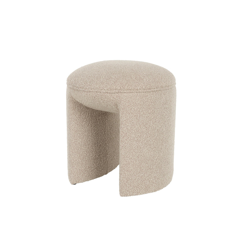 Eetkamerstoel Noxx Polyester Beige Ø42x46 cm-Krukken-Creating Home