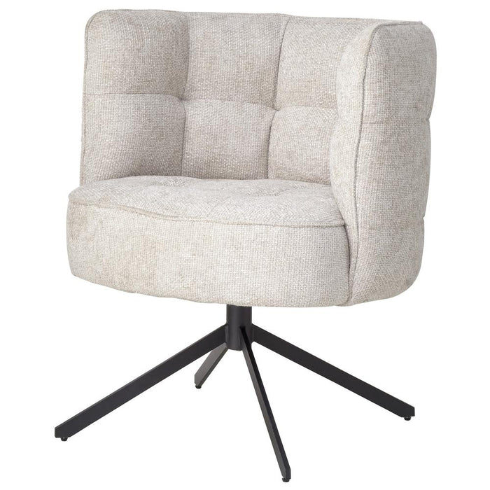Eetkamerstoel Odin Polyester Crème-Eetkamerstoelen-PTMD