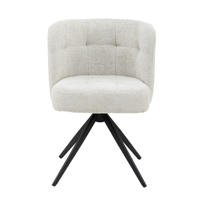 Eetkamerstoel Odin Polyester Wit-PTMD
