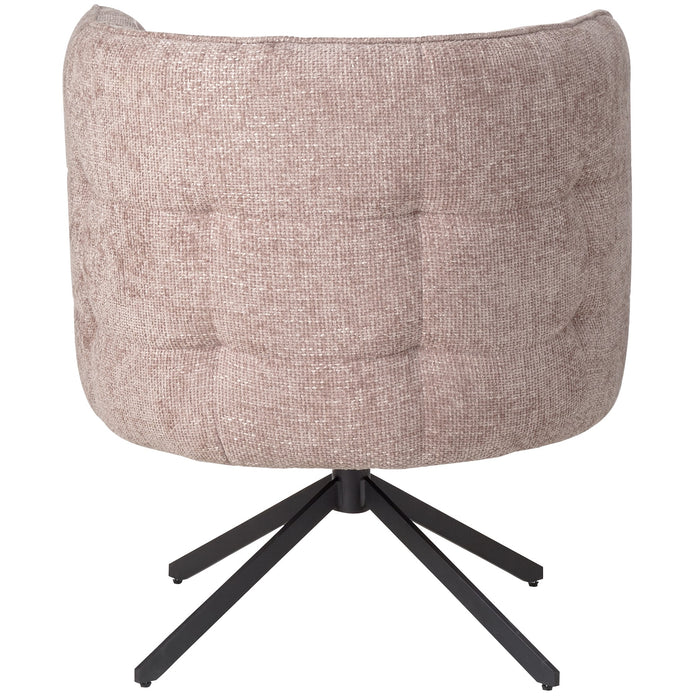 Eetkamerstoel Odin Polyester Zwart-Eetkamerstoelen-PTMD
