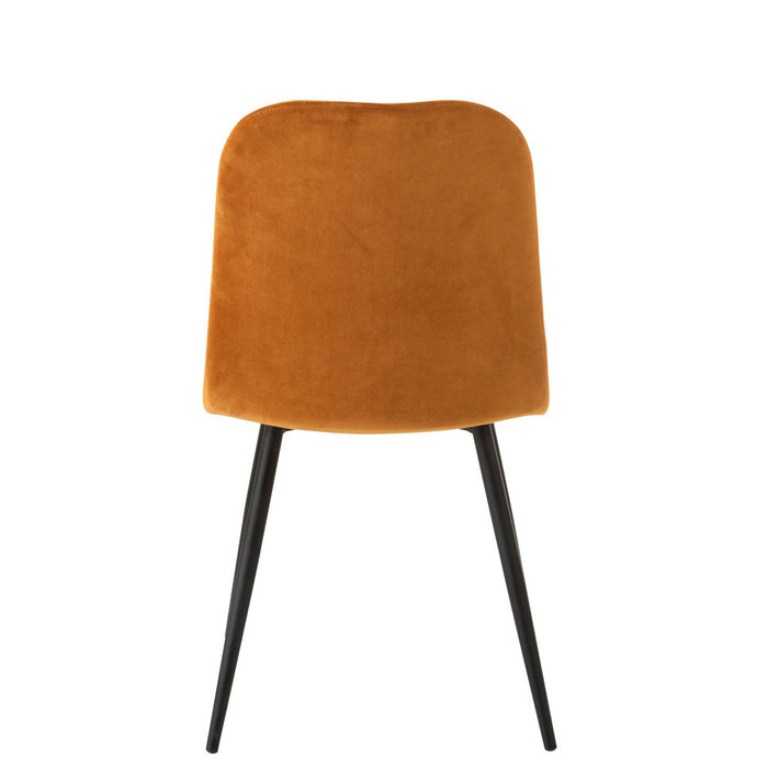 Eetkamerstoel Oker Eucalyptus hout 44 cm-Eetkamerstoelen-J-Line