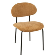 Eetkamerstoel Oker Metaal 55 cm 55x51x82 cm-Eetkamerstoelen-J-Line