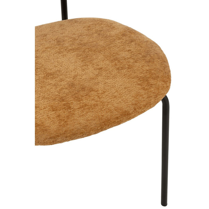 Eetkamerstoel Oker Metaal 55 cm-Eetkamerstoelen-J-Line