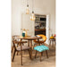 Eetkamerstoel Oker Schuim Rond 59 cm 59x69x78 cm-Eetkamerstoelen-J-Line