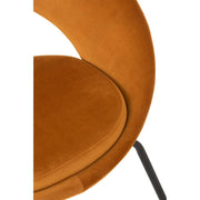 Eetkamerstoel Oker Schuim Rond 59 cm 59x69x78 cm-Eetkamerstoelen-J-Line