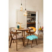 Eetkamerstoel Oker Schuim Rond 59 cm 59x69x78 cm-Eetkamerstoelen-J-Line
