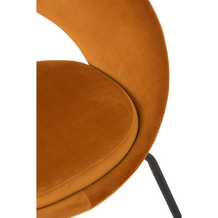 Eetkamerstoel Oker Schuim Rond 59 cm-Eetkamerstoelen-J-Line
