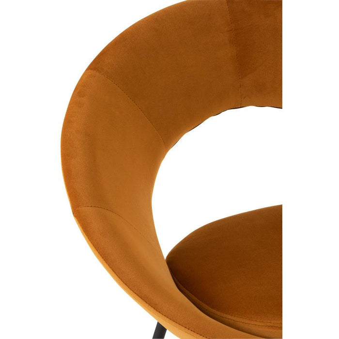 Eetkamerstoel Oker Schuim Rond 59 cm-Eetkamerstoelen-J-Line