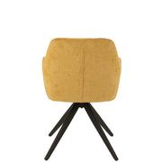 Eetkamerstoel Oker Sponge 56 cm 56.5x58x85 cm-Eetkamerstoelen-J-Line
