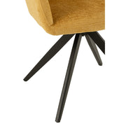 Eetkamerstoel Oker Sponge 56 cm 56.5x58x85 cm-Eetkamerstoelen-J-Line