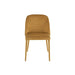 Eetkamerstoel Oker Stof 51 cm 51x58x80 cm-Eetkamerstoelen-J-Line