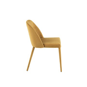 Eetkamerstoel Oker Stof 51 cm 51x58x80 cm-Eetkamerstoelen-J-Line