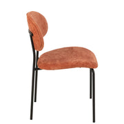 Eetkamerstoel Oranje Metaal 55 cm 55x51x82 cm-Eetkamerstoelen-J-Line