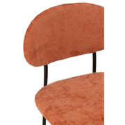 Eetkamerstoel Oranje Metaal 55 cm 55x51x82 cm-Eetkamerstoelen-J-Line