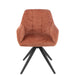 Eetkamerstoel Oranje Sponge 56 cm 56.5x58x85 cm-Eetkamerstoelen-J-Line