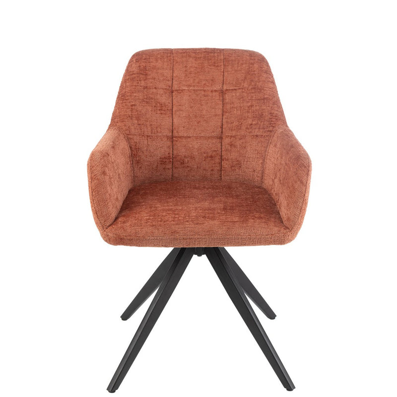 Eetkamerstoel Oranje Sponge 56 cm 56.5x58x85 cm-Eetkamerstoelen-J-Line