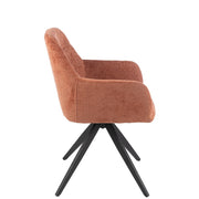 Eetkamerstoel Oranje Sponge 56 cm 56.5x58x85 cm-Eetkamerstoelen-J-Line