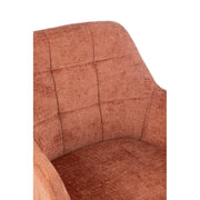 Eetkamerstoel Oranje Sponge 56 cm 56.5x58x85 cm-Eetkamerstoelen-J-Line