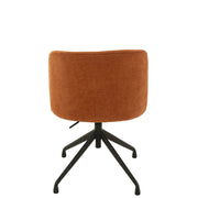 Eetkamerstoel Oranje Stof 48 cm 48x56x48 cm-Eetkamerstoelen-J-Line
