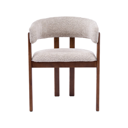 Eetkamerstoel Osaka Geweven Beige 60x54x77 cm-Eetkamerstoelen-LABEL51