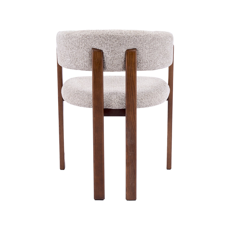 Eetkamerstoel Osaka Geweven Beige 60x54x77 cm-Eetkamerstoelen-LABEL51