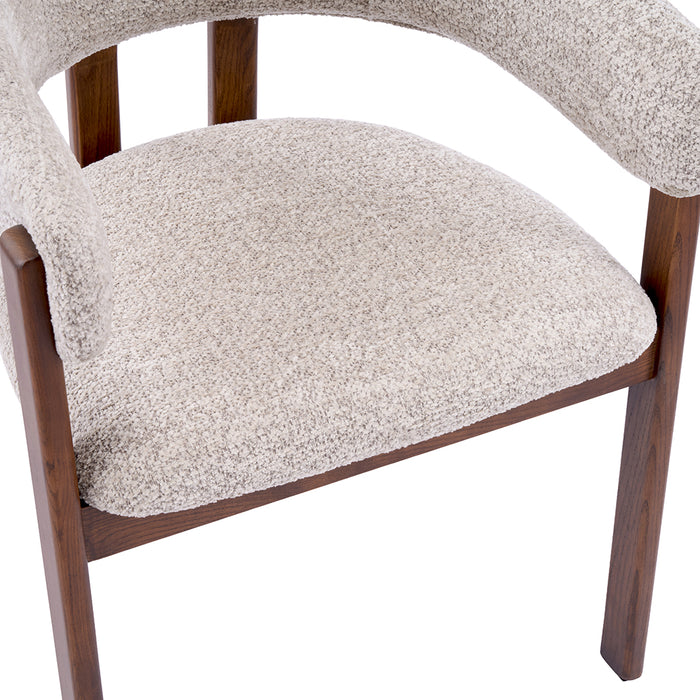 Eetkamerstoel Osaka Geweven Beige-Eetkamerstoelen-LABEL51