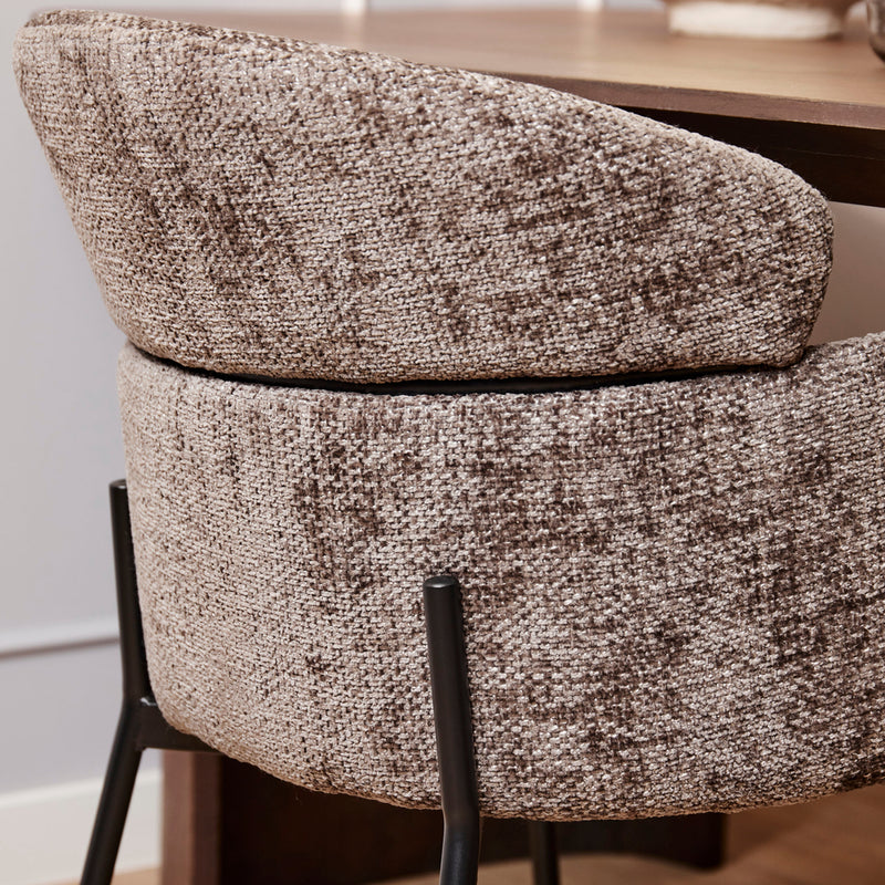 Eetkamerstoel Otis Grijs 57x60.5x85 cm-Eetkamerstoelen-Starfurn