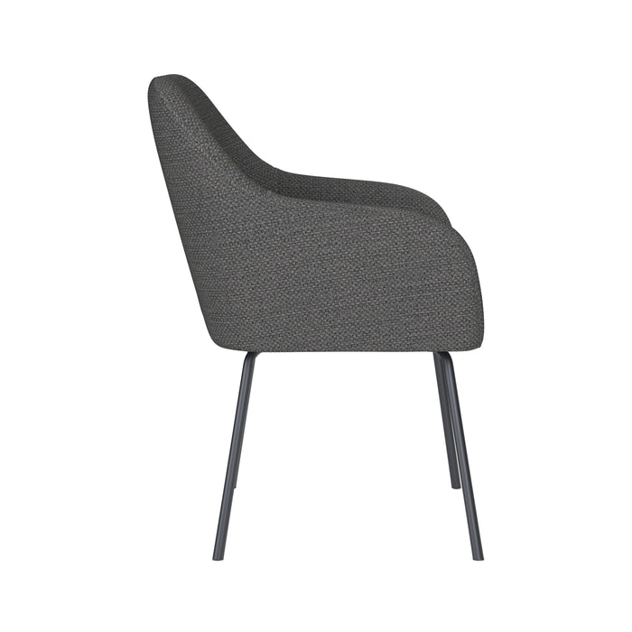 Eetkamerstoel Otis Polyester Grijs – productaanzicht 2