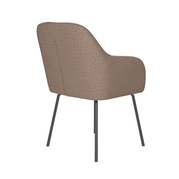 Eetkamerstoel Otis Polyester Taupe – productaanzicht 3